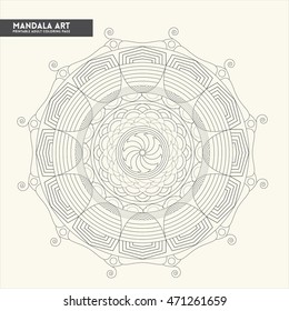 Mandala Coloring page