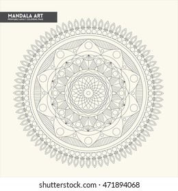 Mandala Coloring page