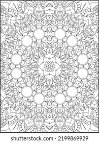 Mandala Coloring Page. Adult Coloring Page. Coloring Page