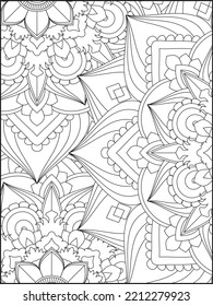 Mandala Coloring Page, 
Coloring Page For Adult. Kdp Coloring Page
