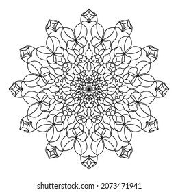 Mandala Coloring Page And Book for KDP Interior Vol 03
