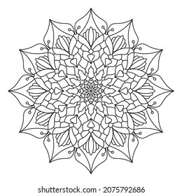 Mandala Coloring Page And Book for KDP Interior Vol 10