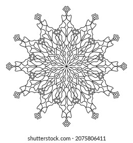 Mandala Coloring Page And Book for KDP Interior Vol 17