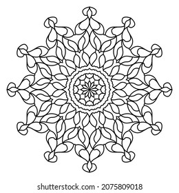 Mandala Coloring Page And Book for KDP Interior Vol 18