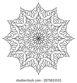 Mandala Coloring Page And Book for KDP Interior Vol 21