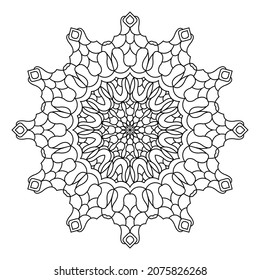 Mandala Coloring Page And Book for KDP Interior Vol 25