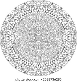 Mandala Coloring Page Creativity Art