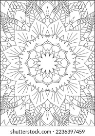Mandala Coloring Pages, Adult Coloring Page, Pattern Coloring Pages 