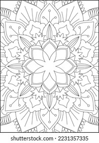  Mandala Coloring Pages, Adult Coloring Pages, Pattern Coloring Page.