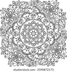 Mandala coloring pages for amazon kdp