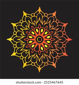 mandala coloring pages - easy mandala adult coloring page - simple mandala coloring pages - coloring book mandala page for kdp book interior