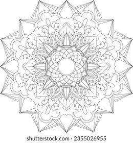 Mandala. Mandala Coloring Pages. Floral Mandala. Coloring Pages