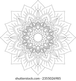 Mandala. Mandala Coloring Pages. Floral Mandala. Coloring Pages