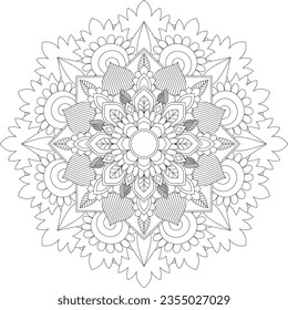 Mandala. Mandala Coloring Pages. Floral Mandala. Coloring Pages