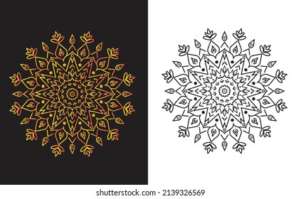 Mandala Coloring Pages for Kdp