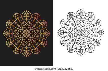 Mandala Coloring Pages for Kdp