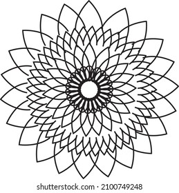 mandala coloring pages ornament design and mandala decoration Vector illustration  mandala art vector | vector  mandala 