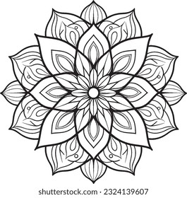 mandala coloring pages for stress free, stress relief