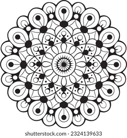 mandala coloring pages for stress free, stress relief