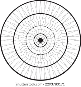 Mandala for coloring, relax and art