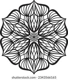 Decoración relajante en tonos Mandala diseño decorativo