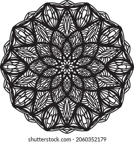 Mandala coloring relaxing therapy anti stress meditation cool decoration