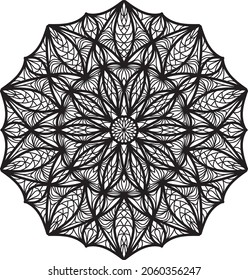 Mandala coloring relaxing therapy anti stress meditation cool decoration