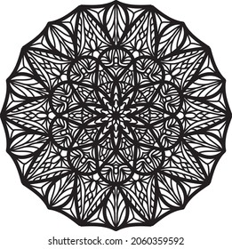 Mandala coloring relaxing therapy anti stress meditation cool decoration