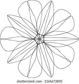 Mandala colouring. Hand drawn coloring page for kids and adults. Beautiful drawing with patterns and small details. Coloring book pictures. Botany, flowers
