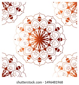 Mandala is a complex abstract design, which usually forms a circle. In essence, the Mandala is the relationship between the inner world and the realistic outside