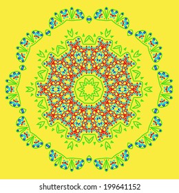mandala created from fractals