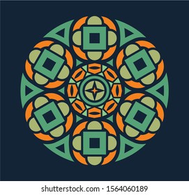 mandala creation design you can make use in decorative and creative designs.