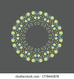 mandala creator for decoration element design pattern circle ornament pattern art concept 