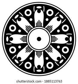 Mandala para cortar e imprimir