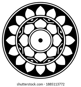 Mandala for Cutting and Printing