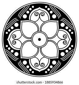Mandala for Cutting and Printing
