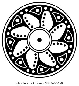 Mandala para cortar e imprimir
