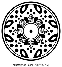 Mandala para cortar e imprimir
