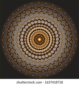 Mandala to decorate your contemplation room, walls, ceilings, etc. 
