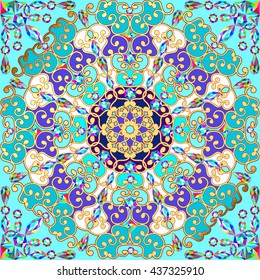 Mandala decoration,  design element. Hand drawn  style decor for coloring book. Tribal ethnic floral mandala round pattern, doodle art for coloring page. Hand drawn geometric mandala background