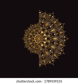 Mandala decoration  geometric round ornament. Stylized floral pattern  isolated colorful design element on a light background. Tribal ethnic arabic  indian  motif. Decorative vector illustration