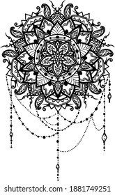 mandala for decoration and graphics