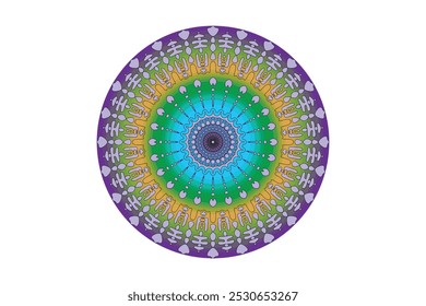 Mandala Decorative Floral royalty-free vector graphic. Free for use download.