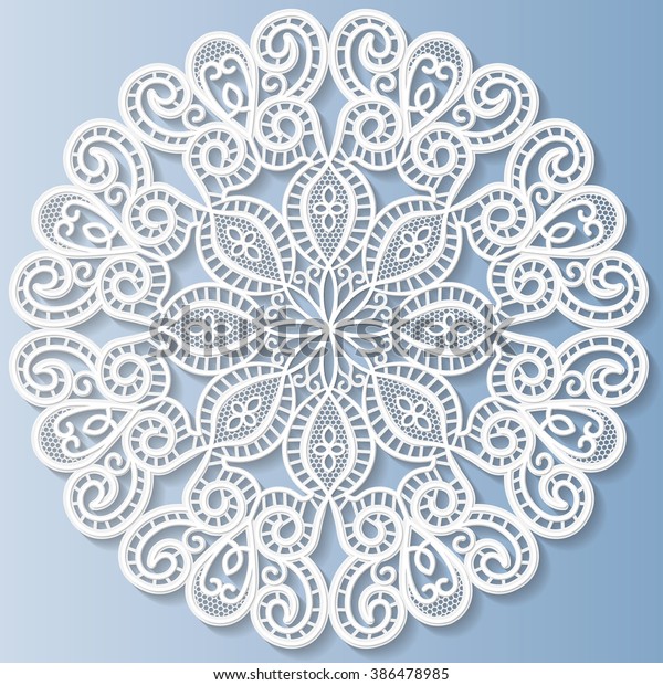 Download Mandala Decorative Flower Lace Snowflake Round Stock ...