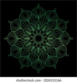 mandala decorative and ornamental design for coloring 