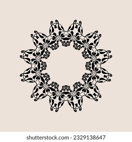 mandala decorative and ornamental design for coloring page, greeting card, invitation, wedding card, birthday and different uses.