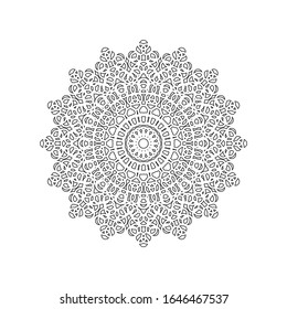 mandala decorative ornaments design vector