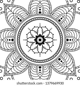 Mandala decorative round ornament