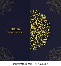 Mandala. Ornamento redondo decorativo.fondo. motivos árabes, indios y otomanos. Para tarjetas, invitaciones, camisetas. Ilustración de color del vector.