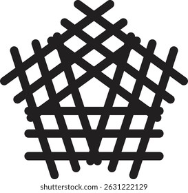 Un mandala Ornements ronds décoratifs en osier éléments de design Logo design pour le yoga d'affaires, arrière-plans pour les affiches, icônes pour les programmes et sites web forme de la fleur motif islamique triangle